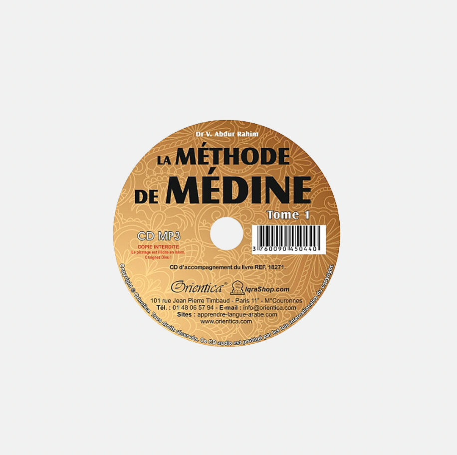 La méthode de médine - Tome1 - Editions Orientica
