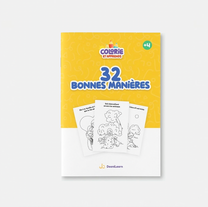 Colorie et Apprends 32 bonnes Manieres