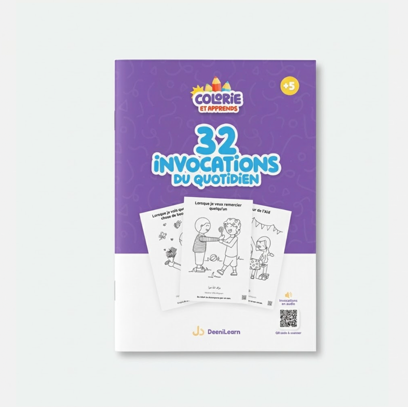Colorie et Apprends 32 invocations du quotidien