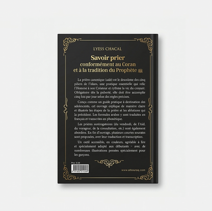 Savoir prier - Conformément au Coran et à la tradition du Prophète, Version garçon -Noir